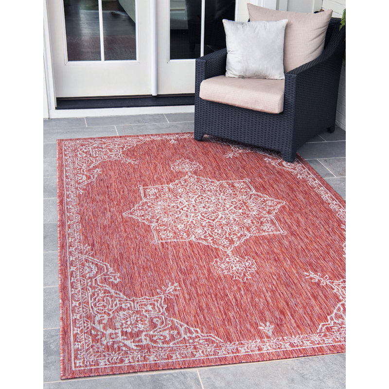 Tapis extérieur couleur nil Brandy, Rectangle de 5 pi x 8 pi