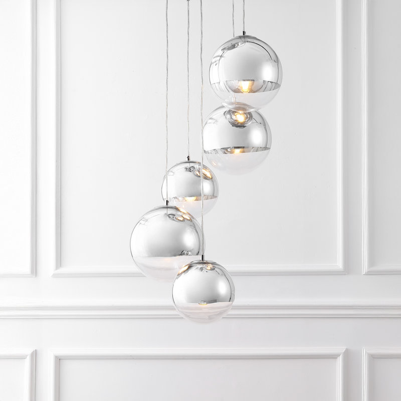 Lustre en métal 5 lumières Skylina