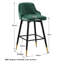 Swivel Velvet Upholstered Counter & Bar Stool With Solid Metal Frame-1912855099-1921254708-1929667208