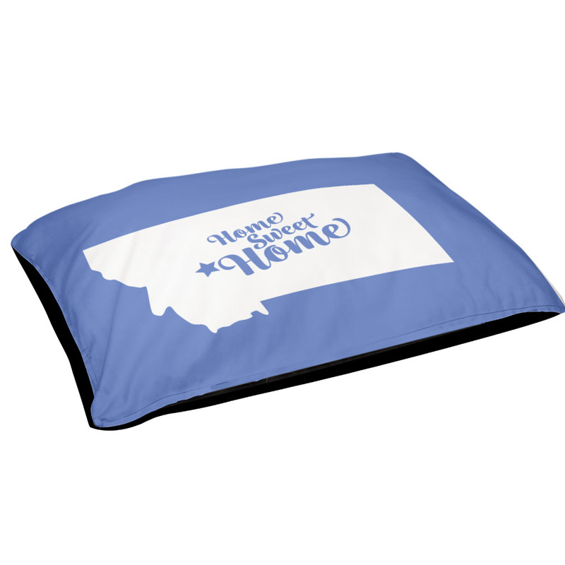 Oreiller pour chien pour chiens d’extérieur pour chiens home, Petit (l 28 po x P 18 po x H 6 po), Bleu
