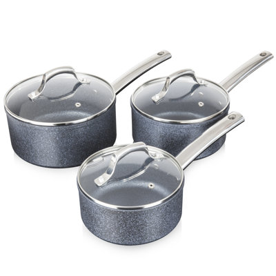 Trustone 3L Non-Stick Aluminum Saucepan Set