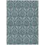 Tapis rectangulaire intérieur / extérieur 1 pi 8 po x 2 pi 6 po avec envers antidérapant Cresley-535433043