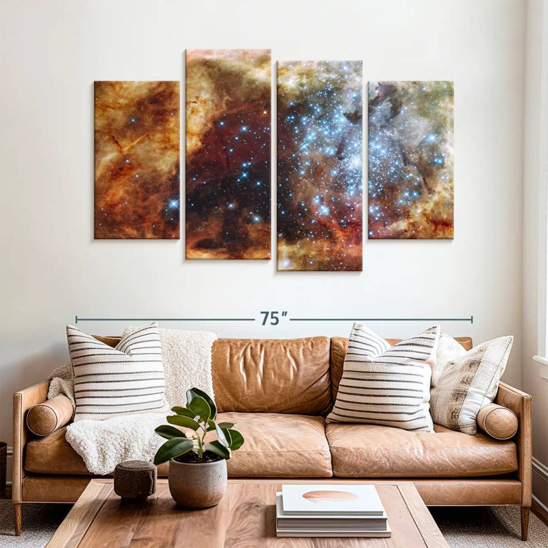 Oberle Globular Star Clusters, 42" H x 68" W