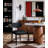 Eligah Vegan Leather Upholstered Dining Arm Chair-6766386-6766399