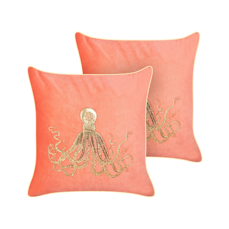 Catana Animal Print Square Cushion, Red