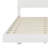 Modern High Gloss 3-Piece Bedroom Set Floating Bed Frame Platform Bed With LED Light & 2 Nightstands
