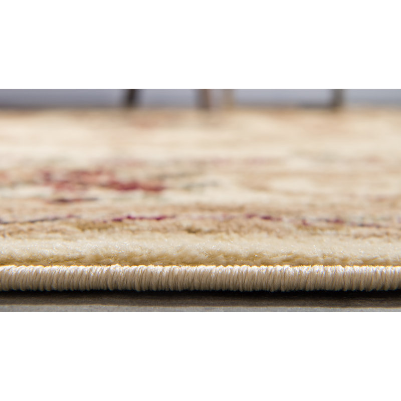 Debora Oriental Area Rug, Rectangle 5'3" x 8', Cream