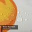 Rideau de douche imperméable à motif floral orange avec 12 crochets-1686001971