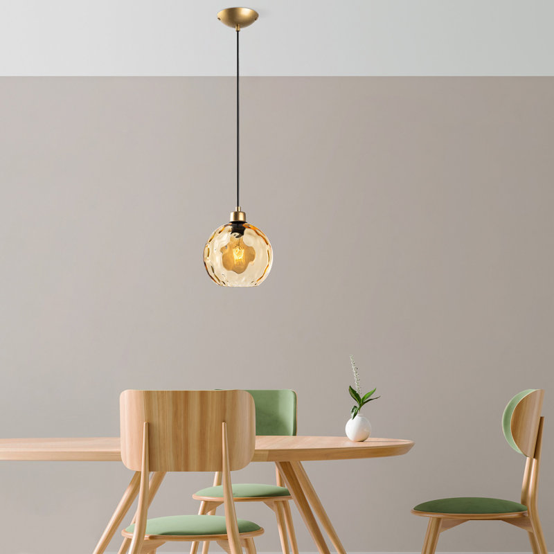 Lustre réglable élégant, structure en métal, 20 x 20 x 47,2 pouces | Finition jaune, 1 x douille E27 (40 W maximum) | Parfait pour la salle à manger, le salon et les vestibules | Conception élégante, indice de protection IP20, longueur du câble: 35,4 pouces