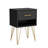 Tyvez 1 Drawer Metal Legs Nightstand-196537093