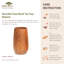 Ensemble de grandes tasses à thé en bois de teck-71082242-71082243