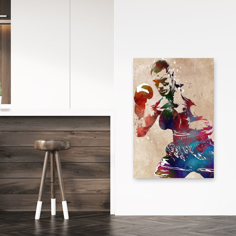 Aquarelle dynamique, aquarelle dynamique, H 48 po x l 32 po