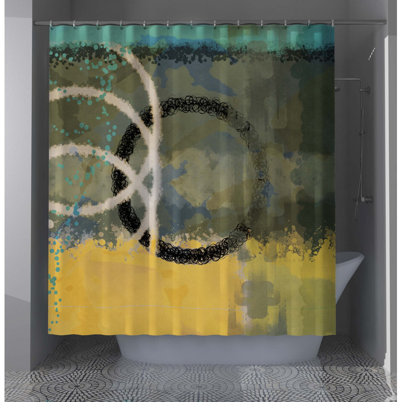 Rideau de douche Bryianna par Staci Maxwell