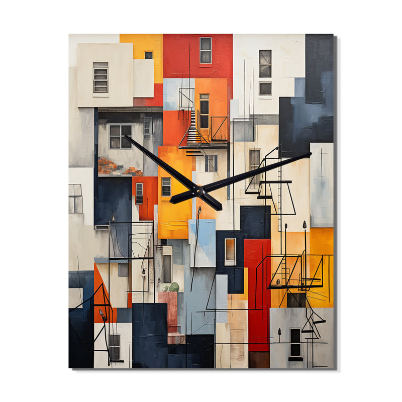 Horloges murales Devota - City Buildings, Moyen