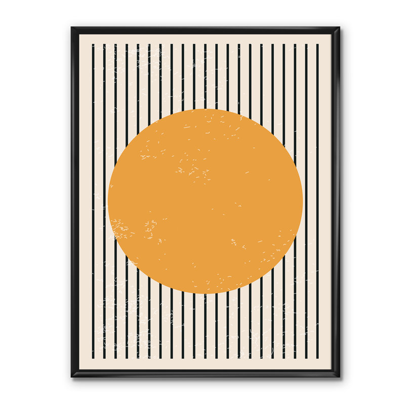 «Minimal Geometric Compostions», impression sur toile, H 20 po x l 12 po x p 1 po, Toile avec cadre noir