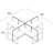 Easy Office 60W 4 Person L Shaped Benching Workstation - Reversible-115628061