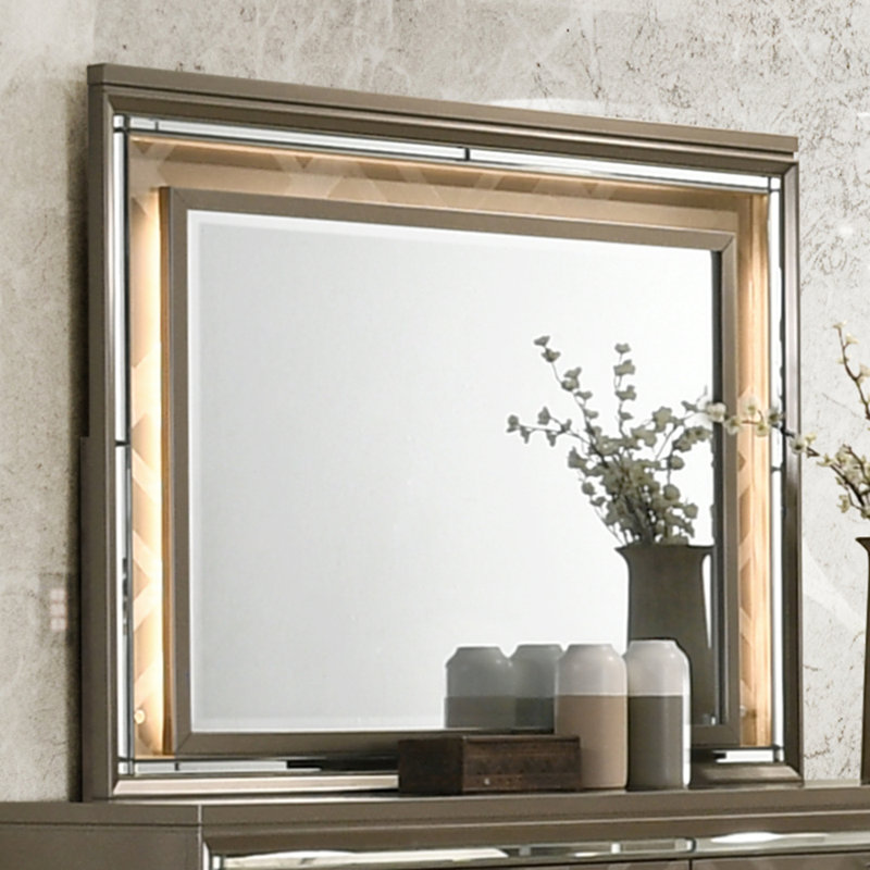 Commode double à 6 tiroirs avec Miroir Galaz