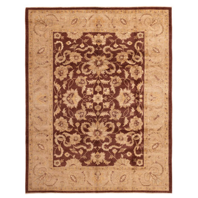 Tapis brun foncé Chobi Finest 9 pi 3 po x 11 pi 8 po