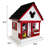 Birds Of A Feather Series M-i-c-k-e-y Cottage 9.5 in x 8.25 in x 6.5 in Birdhouse