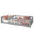 Eco-Friendly Pine Wood Floor Platform Bed With Fence, Perfect For Compact Rooms And Space Efficiency-1924420976