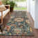 Machine Washable Indoor/Outdoor Chayden ACN1101 Navy Rug