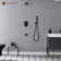Calder Complete Shower System with Rough in-Valve