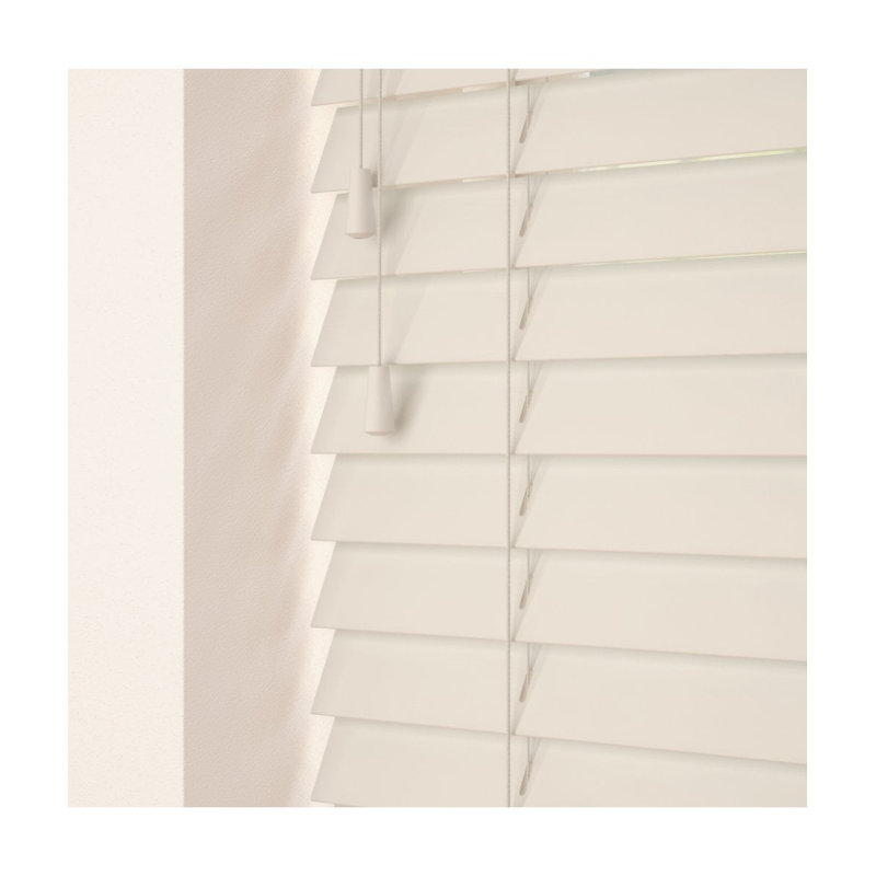 Room Darkening Wood, Cream, 120cmW x 120cmL