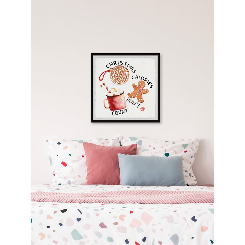 Don’t Count Calories - Single Picture Frame Print, 81cm H x 81cm W x 3.81cm D
