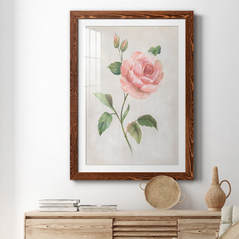 Grandiflora I - peinture encadrée, H 37,5 po x l 27,5 po x P 1,5 po, Érable