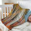 Jeté en flanelle transparente molletonnée, imprimé Aspen coloré Aspen-130087193
