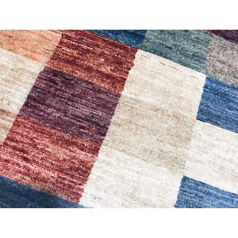 Tapis brun de haute qualité noué à la main