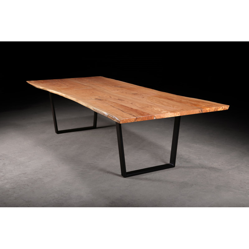 Solid Oak Dining Table, 30” H x 72” L x 38” W