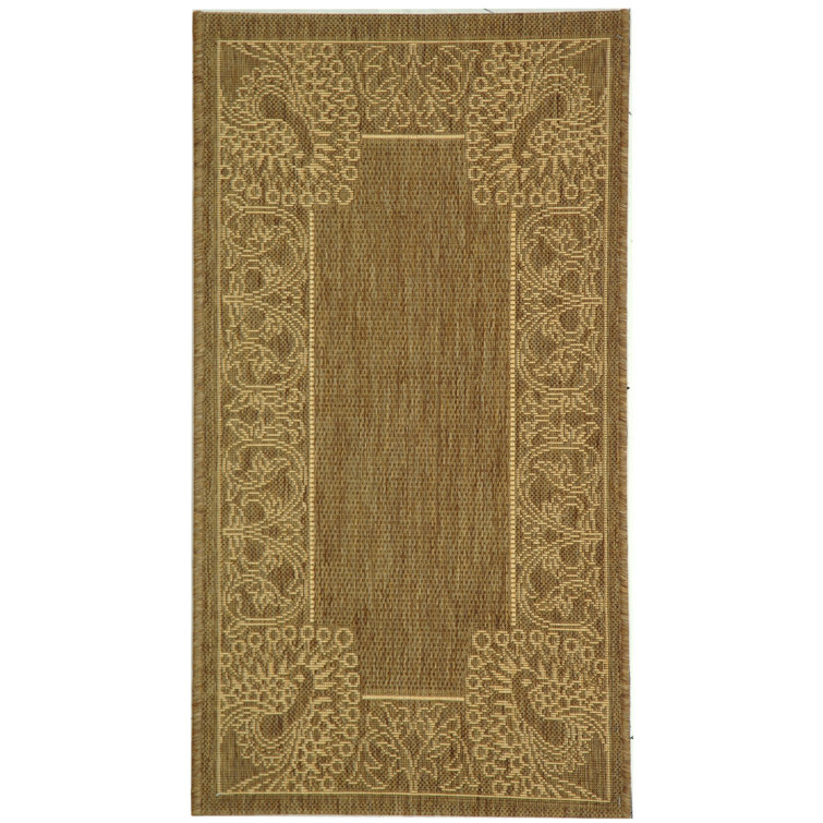 Arneshia Floral Brown/Natural Area Rug