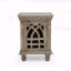 Table de chevet en bois gris antique
