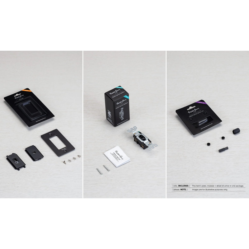 2G Toggle Switch / Logo, White