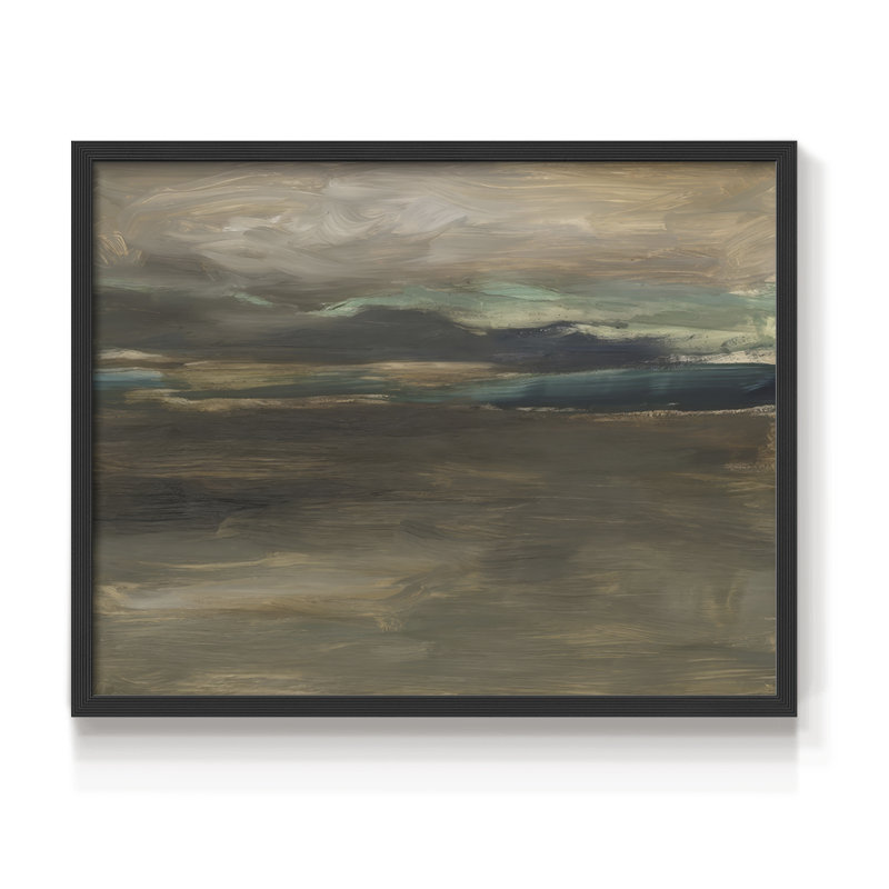 «Mute Lake View I», reproduction encadrée, Noir, H 16 po x l 20 po