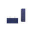 Meuble-lavabo mural double 47 po avec plateau en acrylique Boyu-1101821219