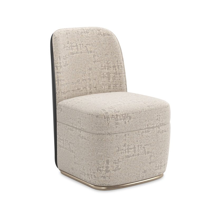 Cabochon Upholstered Accent Chair