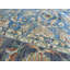 Tapis en laine bleu/brun clair 12' x 15'2" one-of-kind noué la main Aslihan