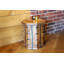 Themis Solid Wood Drum End Table