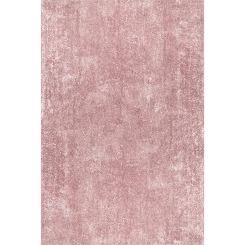 Loni Solid Machine Washable Runner Shag Rug for Living Room Bedroom Dining Room Nursery Entryway Hallway, Rectangle 3' x 5'