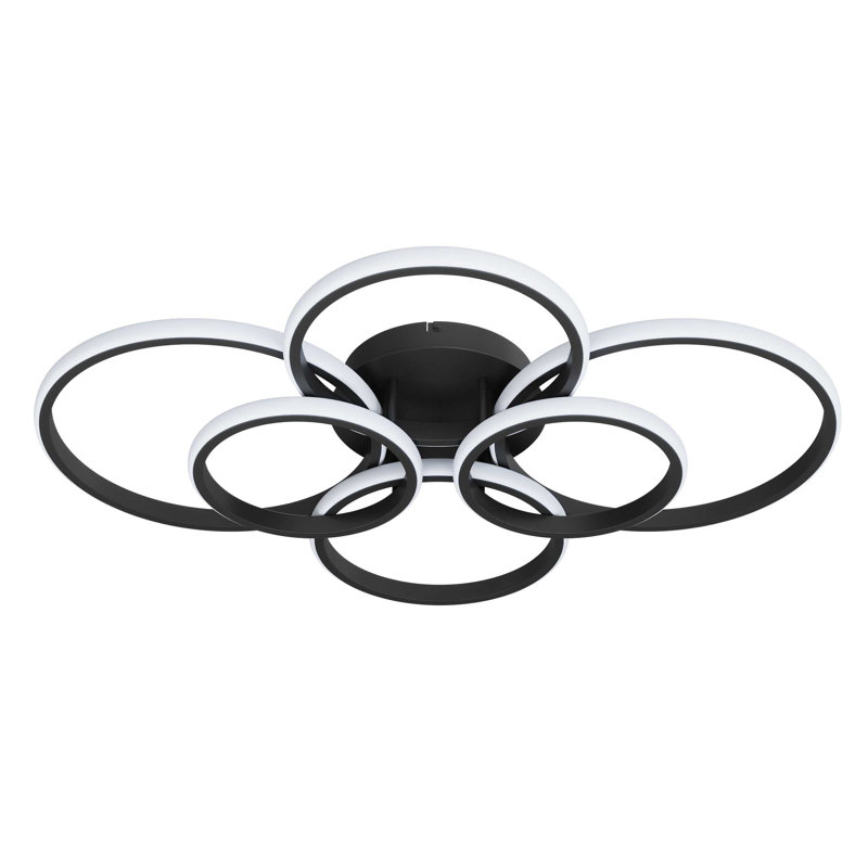 Bjorkland LED Flush Mount, Black