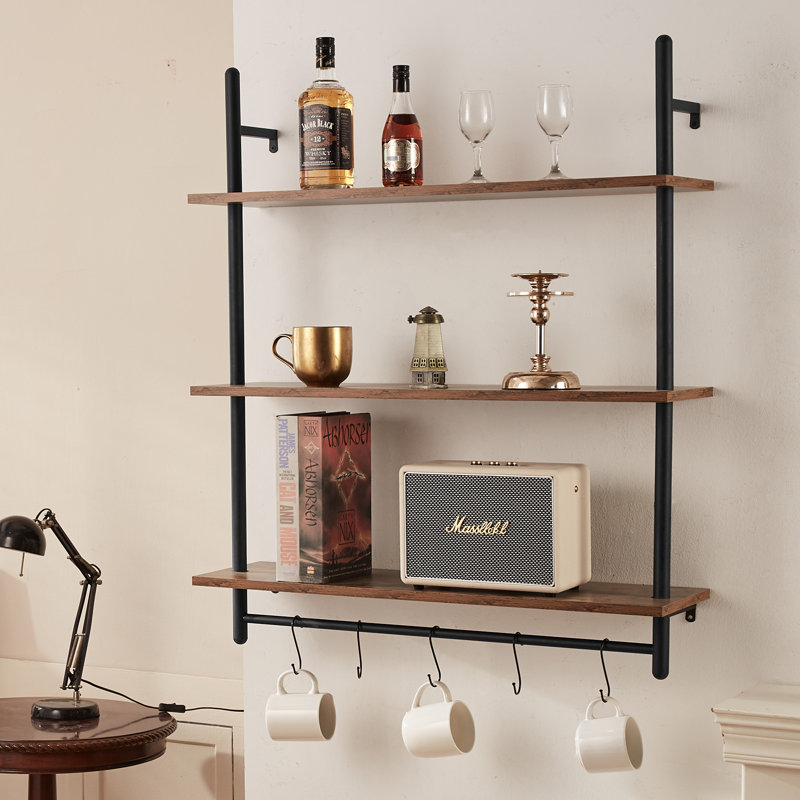 3 Piece Square Floating Shelf