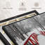 Impression sur toile rouge avec neige-1081991601