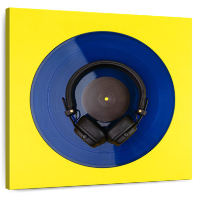 Casque Abarca sur disque vinyle