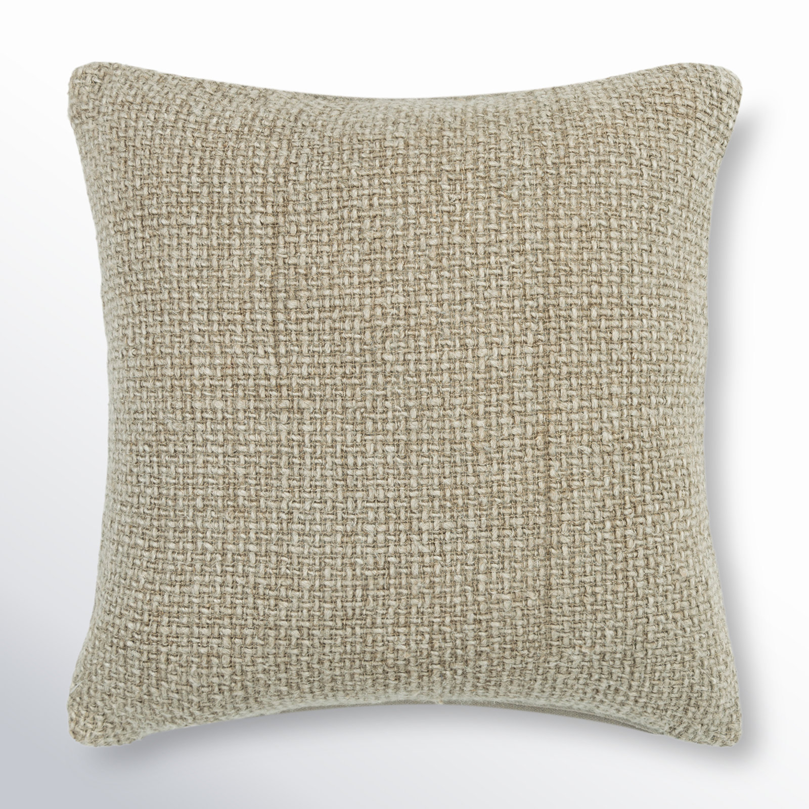 Dorsey Linen Throw Pillow, Natural