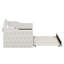 Lit de jour rembourré en velours capitonné avec couchette, port USB et port Type-C Martisa-220798677
