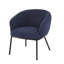 Fauteuil d'appoint rembourré avec pieds en métal Modern-1133470301
