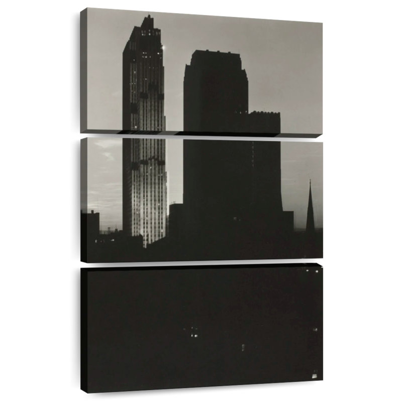 Sirci, New York, depuis le Shelton II 1935, H 50 po x l 32 po