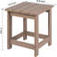 Table d'appoint carrée Adirondack